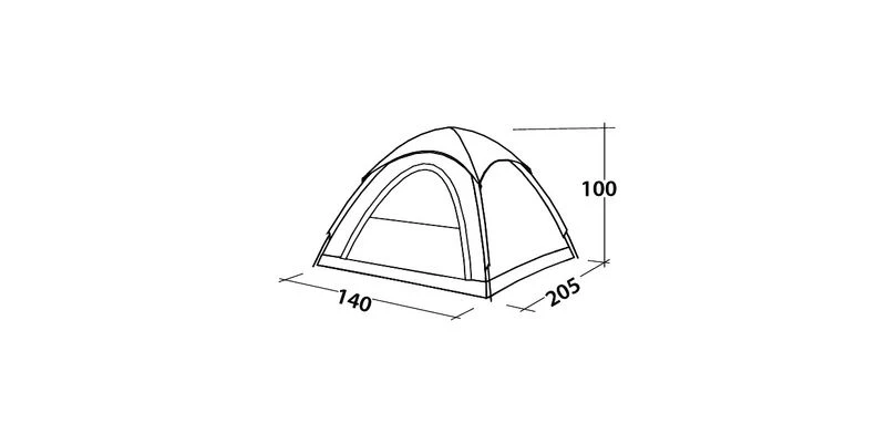 Easy Camp Comet 200 Koepeltent - 2 Personen 9 Easy Camp Comet 200 Koepeltent - 2 Personen - Afbeelding 9