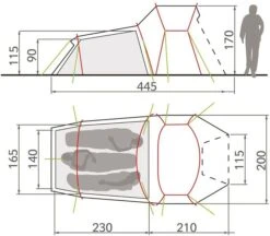 Vaude Chapel L XT Koepeltent - 3 Persoons -Winkel Voor Kampeerartikelen 12823 5 resultaat