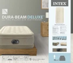 Intex Ultra Plush Luchtbed - Eenpersoons - Ingebouwde Elektrische Pomp -Winkel Voor Kampeerartikelen 1663 1900 64426nd pkg 2023 300