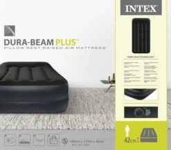 Intex Pillow Rest Raised Luchtbed - Eenpersoons -Winkel Voor Kampeerartikelen 1669 1900 64122nd pkg 2023 300