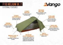Vango F10 Helium UL 2 Ultralichte Trekking Tunneltent - 1/2 Persoons - Groen 13 Vango F10 Helium UL 2 Ultralichte Trekking Tunneltent - 1/2 Persoons - Groen -Winkel Voor Kampeerartikelen 1900 1783 f10 helium ul 2 6