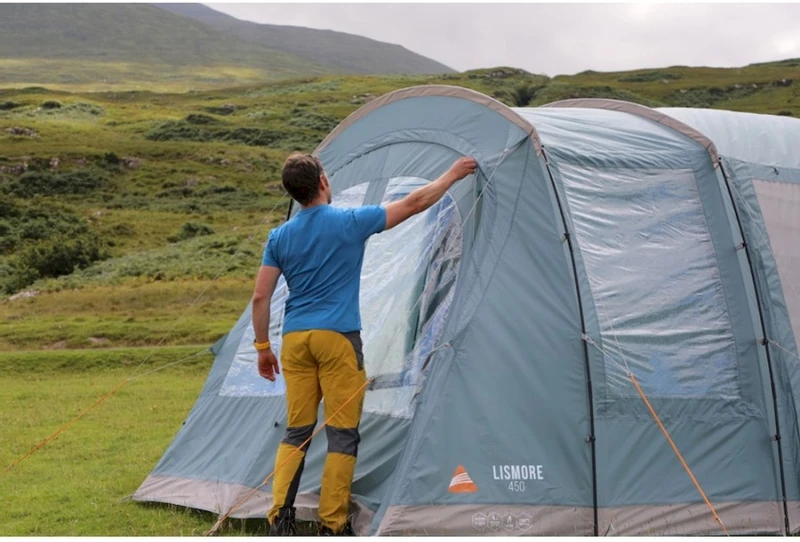 Vango Lismore 450 Tunneltent - 4 Persoons - Groen 3 Vango Lismore 450 Tunneltent - 4 Persoons - Groen - Afbeelding 3