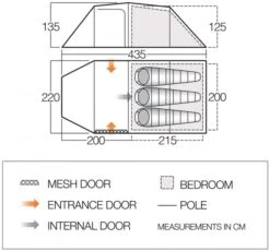 Vango Omega 350 Tunneltent - 3 Persoons - Groen -Winkel Voor Kampeerartikelen 1900 1783 omega 350 1