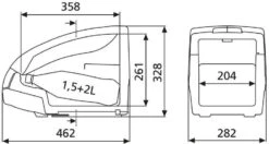 Dometic BordBar TB 15 Autokoelbox - 15 Liter -Winkel Voor Kampeerartikelen 641 1200 900 900 dometic bordbar tb 15 2