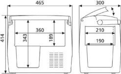 Dometic CoolFreeze CDF 18 Autokoelbox - 18L -Winkel Voor Kampeerartikelen 737 1200 900 900 dometic coolfreeze cdf 18 7