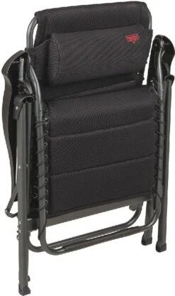 Crespo Air-Deluxe AP-232 Relaxstoel - Zwart -Winkel Voor Kampeerartikelen 900 596 1104922 04