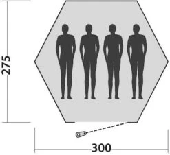 Easy Camp Bolide 400 Tipitent - 4 Personen 12 Easy Camp Bolide 400 Tipitent - 4 Personen -Winkel Voor Kampeerartikelen 900 983 plattegrond bolide 2