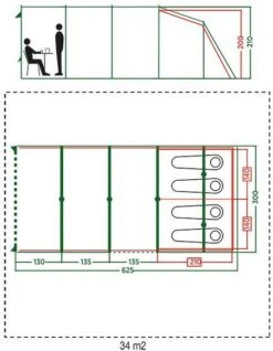 Coleman Vail Tunneltent - 4 Persoons -Winkel Voor Kampeerartikelen 972 1900 coleman vail tunneltent 4 persoons 2