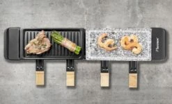 Bestron Raclette/Steengrill - 4 Personen -Winkel Voor Kampeerartikelen bestron raclettesteengrill 4 personen 11