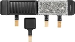 Bestron Raclette/Steengrill - 4 Personen -Winkel Voor Kampeerartikelen bestron raclettesteengrill 4 personen 12