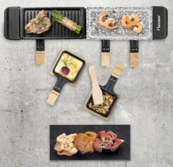 Bestron Raclette/Steengrill - 4 Personen -Winkel Voor Kampeerartikelen bestron raclettesteengrill 4 personen 3