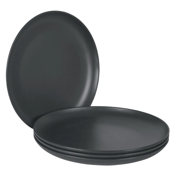 Bo-Camp Orville Melamine Serviesset - 16-delig - Antraciet 2 Bo-Camp Orville Melamine Serviesset - 16-delig - Antraciet - Afbeelding 2