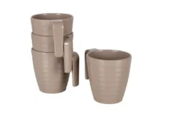 Bo-Camp Stone Melamine Serviesset - 16-delig - Beige -Winkel Voor Kampeerartikelen bo camp stone 4