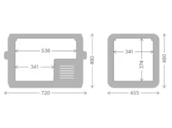 Dometic CFX3 55 Compressor Koelbox - 55 Liter -Winkel Voor Kampeerartikelen cfx3 55