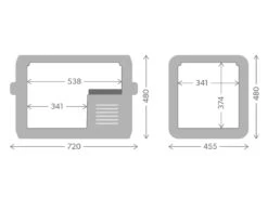 Dometic CFX3 55IM Compressor Koelbox - 53 Liter -Winkel Voor Kampeerartikelen cfx3 55im
