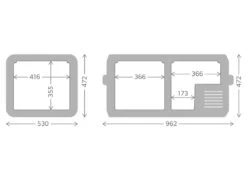 Dometic CFX3 95DZ Compressor Koelbox - 93 Liter -Winkel Voor Kampeerartikelen cfx3 95