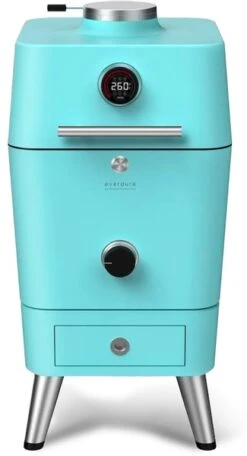 Everdure 4K Houtskool Barbecue Met Beschermhoes - Blauw