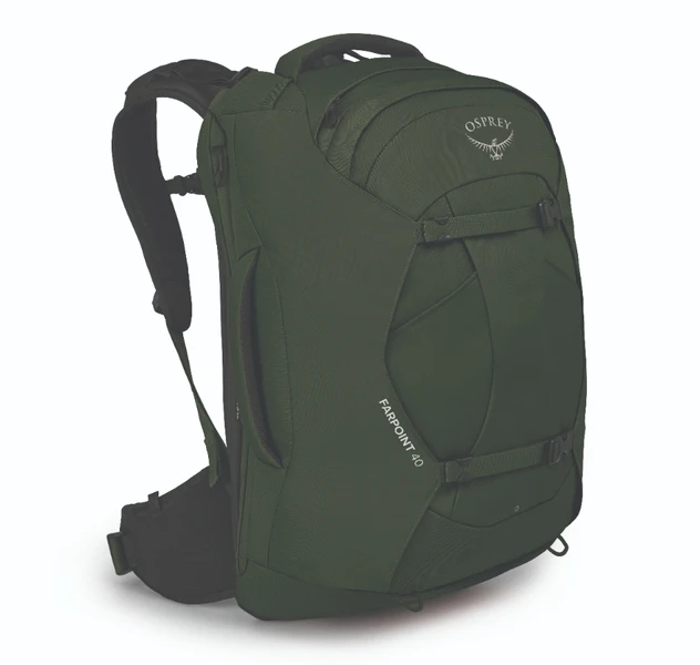 Osprey Farpoint Backpack - 40 Liter - Donkergroen 1 Osprey Farpoint Backpack - 40 Liter - Donkergroen