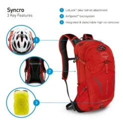 Osprey Syncro Daypack - 20 Liter - Zwart -Winkel Voor Kampeerartikelen osprey syncro features