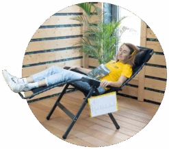 Crespo Air-Deluxe AP-232 Relaxstoel - Zwart -Winkel Voor Kampeerartikelen toppy s testpanel 4