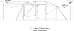 Zempire Aero TL Pro Opblaasbare Tent - 5 Persoons -Winkel Voor Kampeerartikelen zempire aero tl pro opblaasbare tent 7